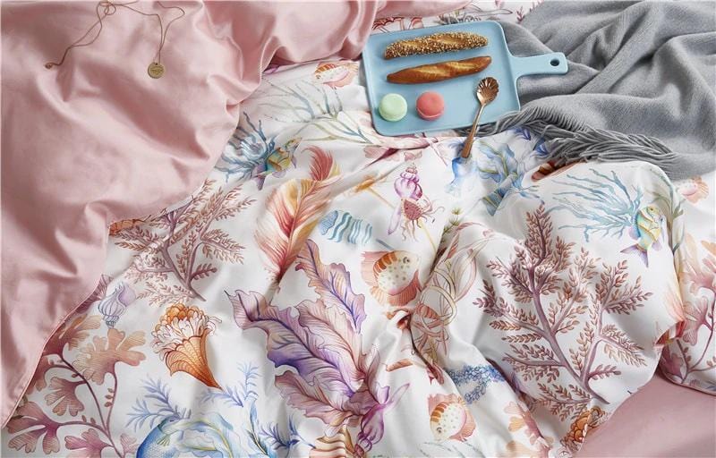 Ocean Duvet Cover Set (Long-staple Sateen Cotton)