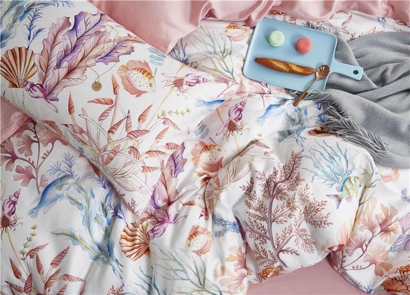 Ocean Duvet Cover Set (Long-staple Sateen Cotton)