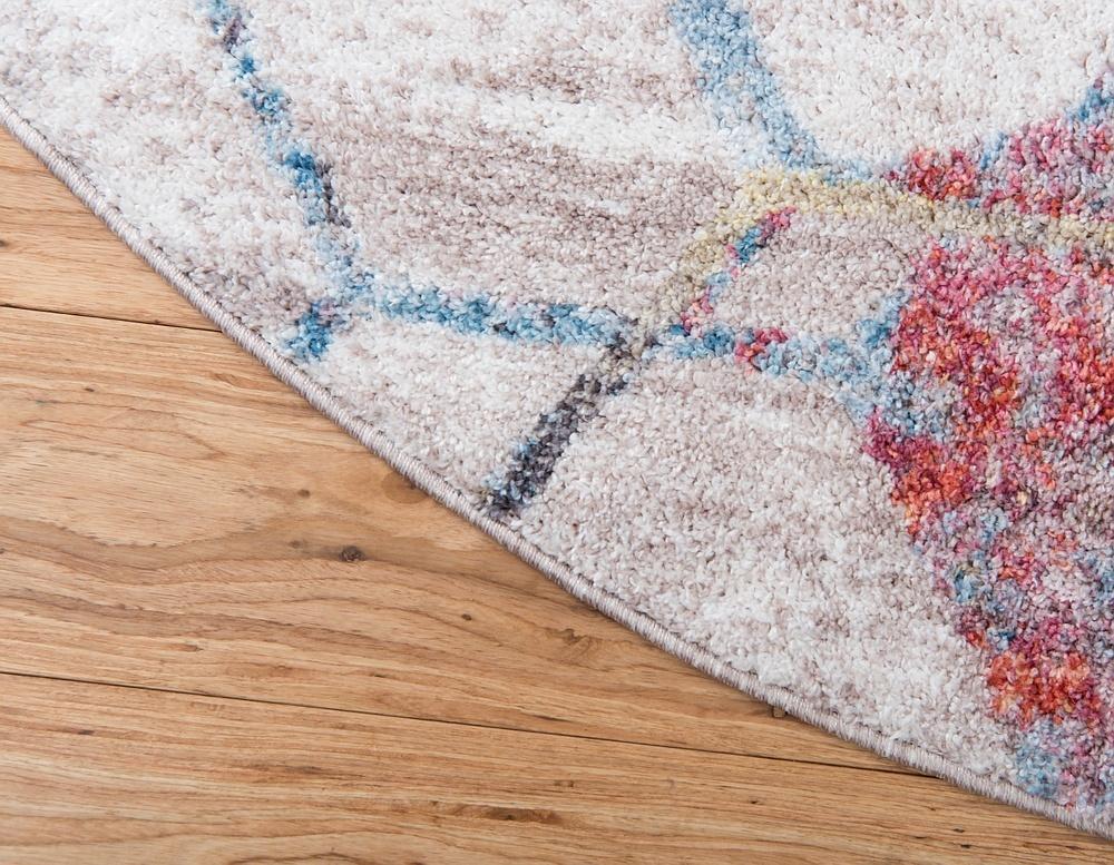 Reuben - Hexagon Pattern Color Blend Rug