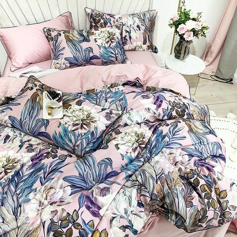 Gardens Duvet Cover Set (Long-staple Sateen Cotton)