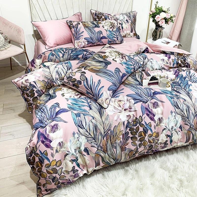 Gardens Duvet Cover Set (Long-staple Sateen Cotton)