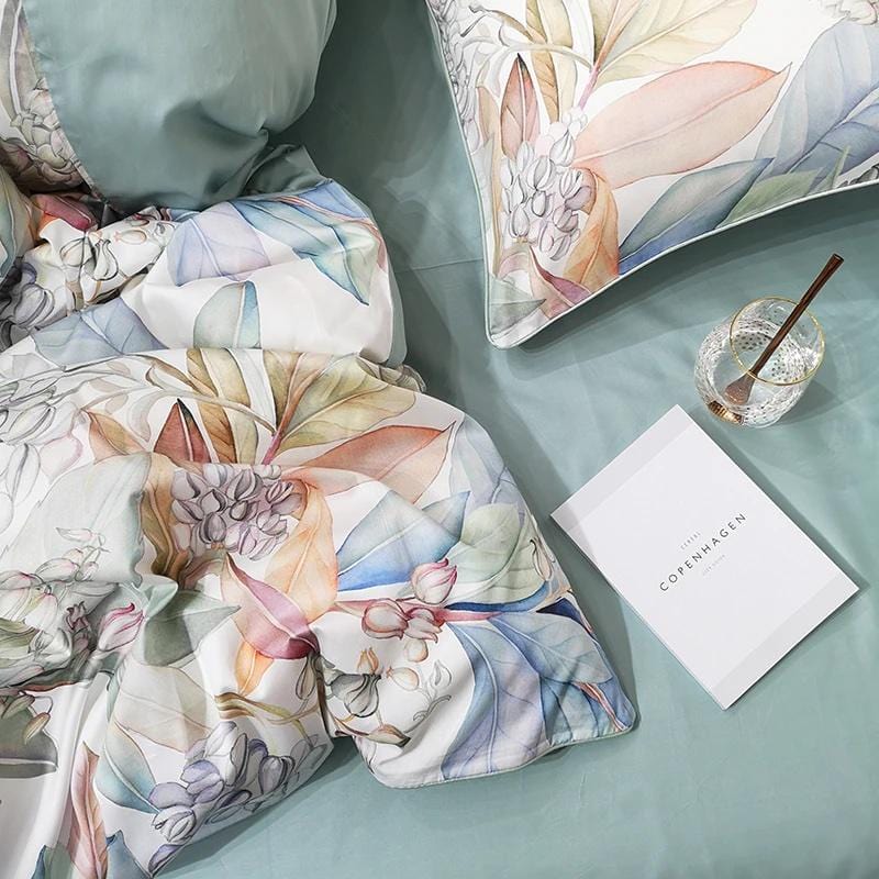 Blossom Duvet Cover Set (Long-staple Sateen Cotton)