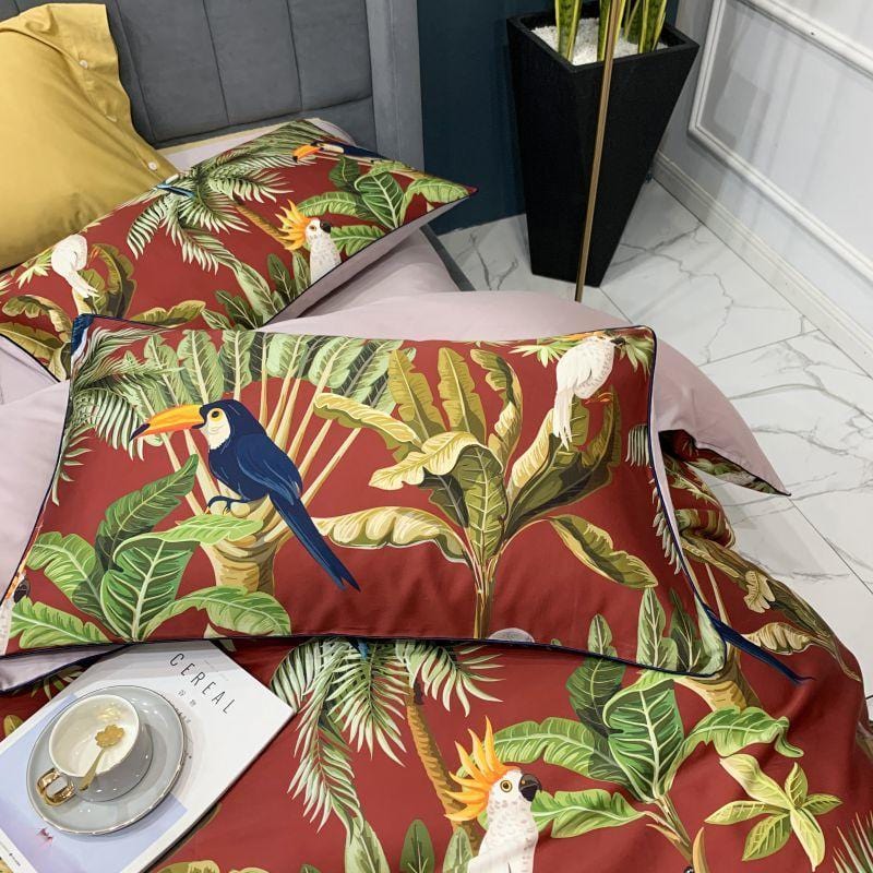 Jungle Fever Duvet Cover Set (Long-Staple Sateen Cotton)