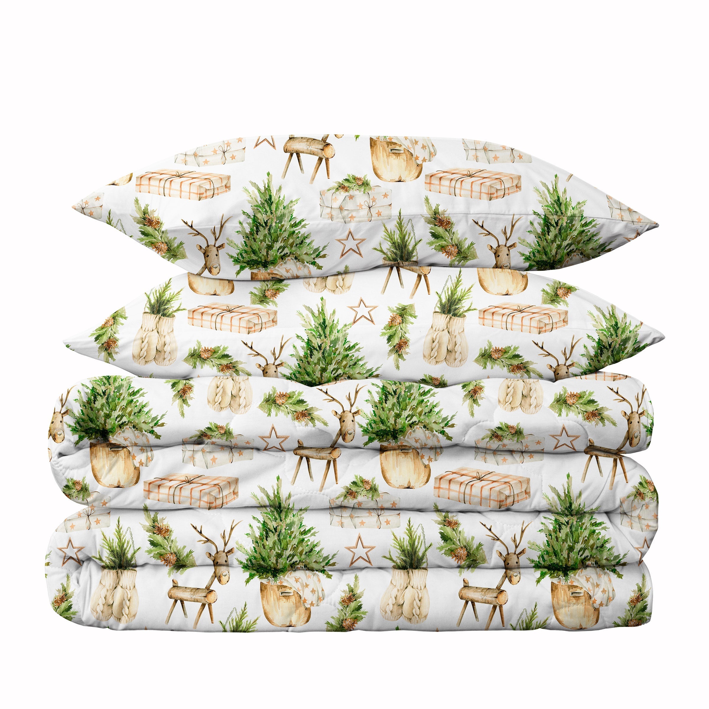 Jolly Reindeer Duvet Cover Set
