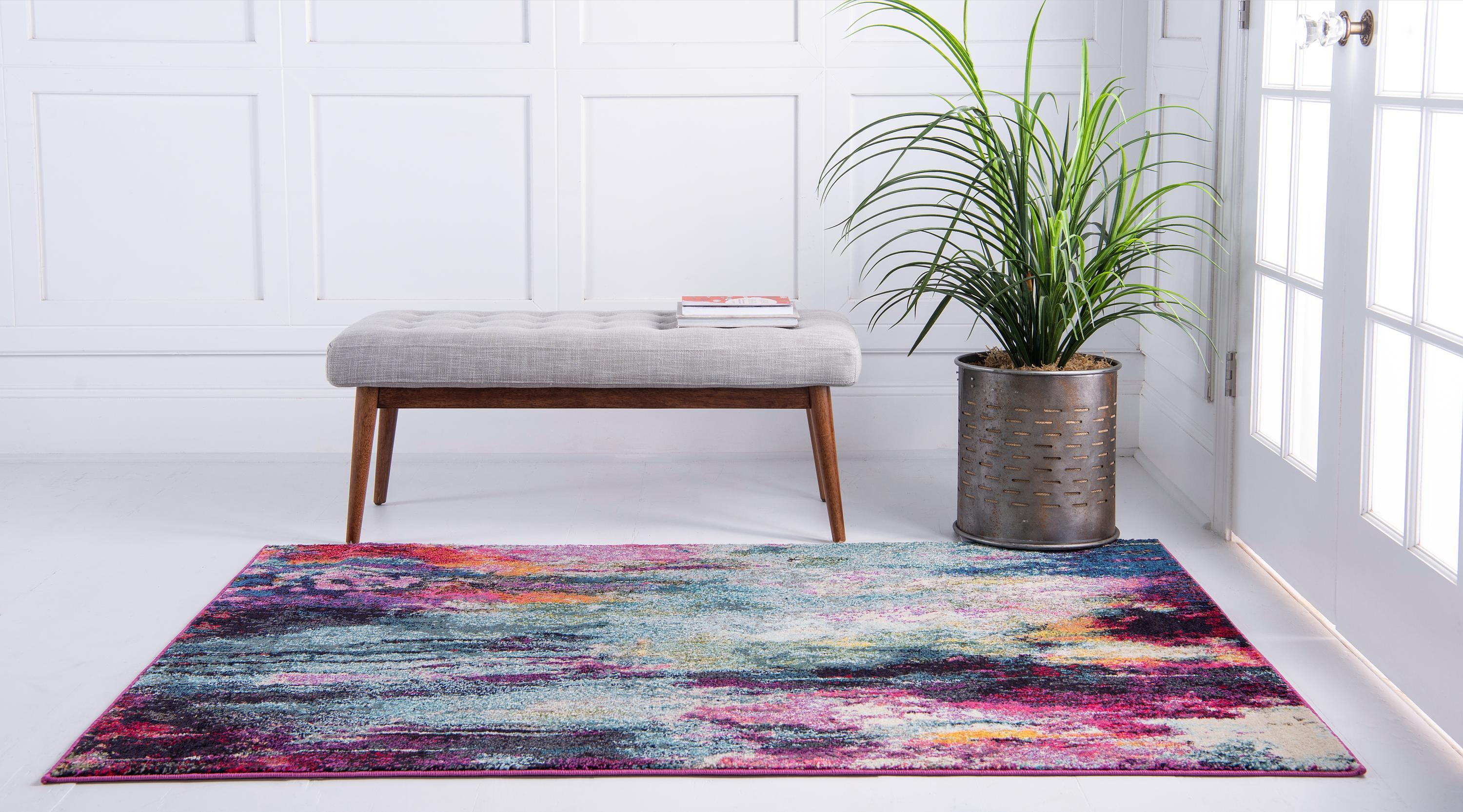 Corban - Watercolor Purple Blend Rug