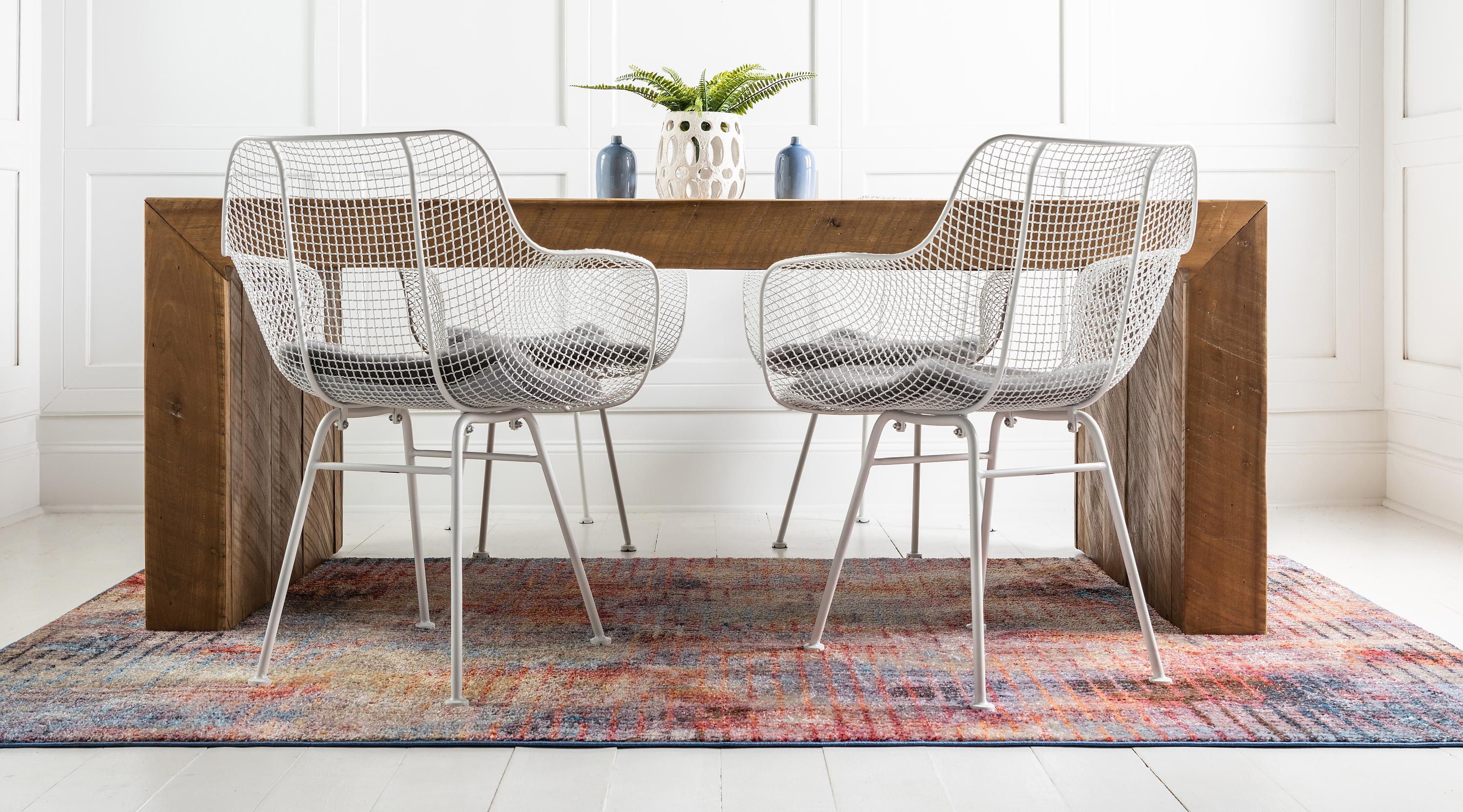 Gaige - Modern Faded Grid Soft Rug