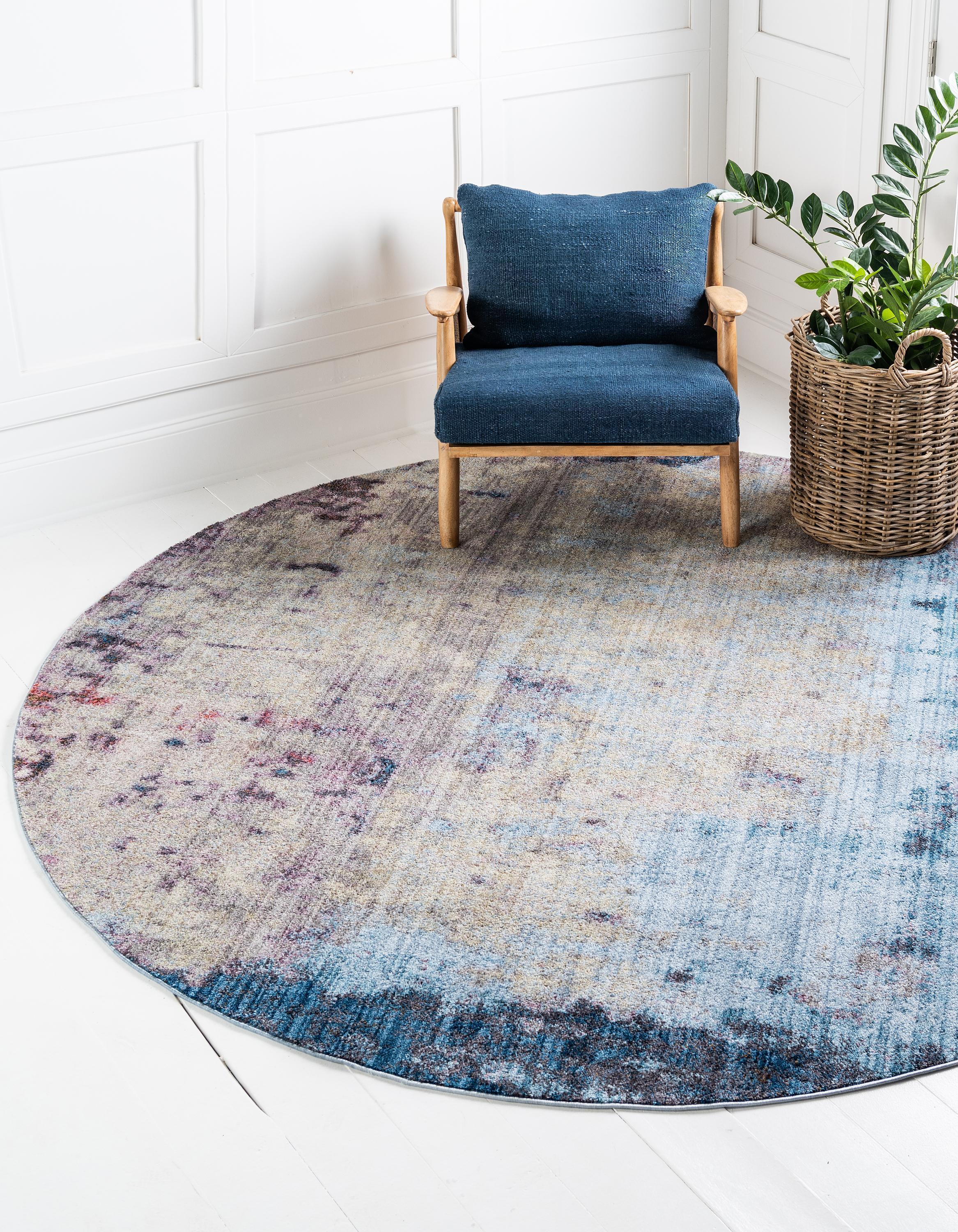 Deon - Blue Gray Area Rug