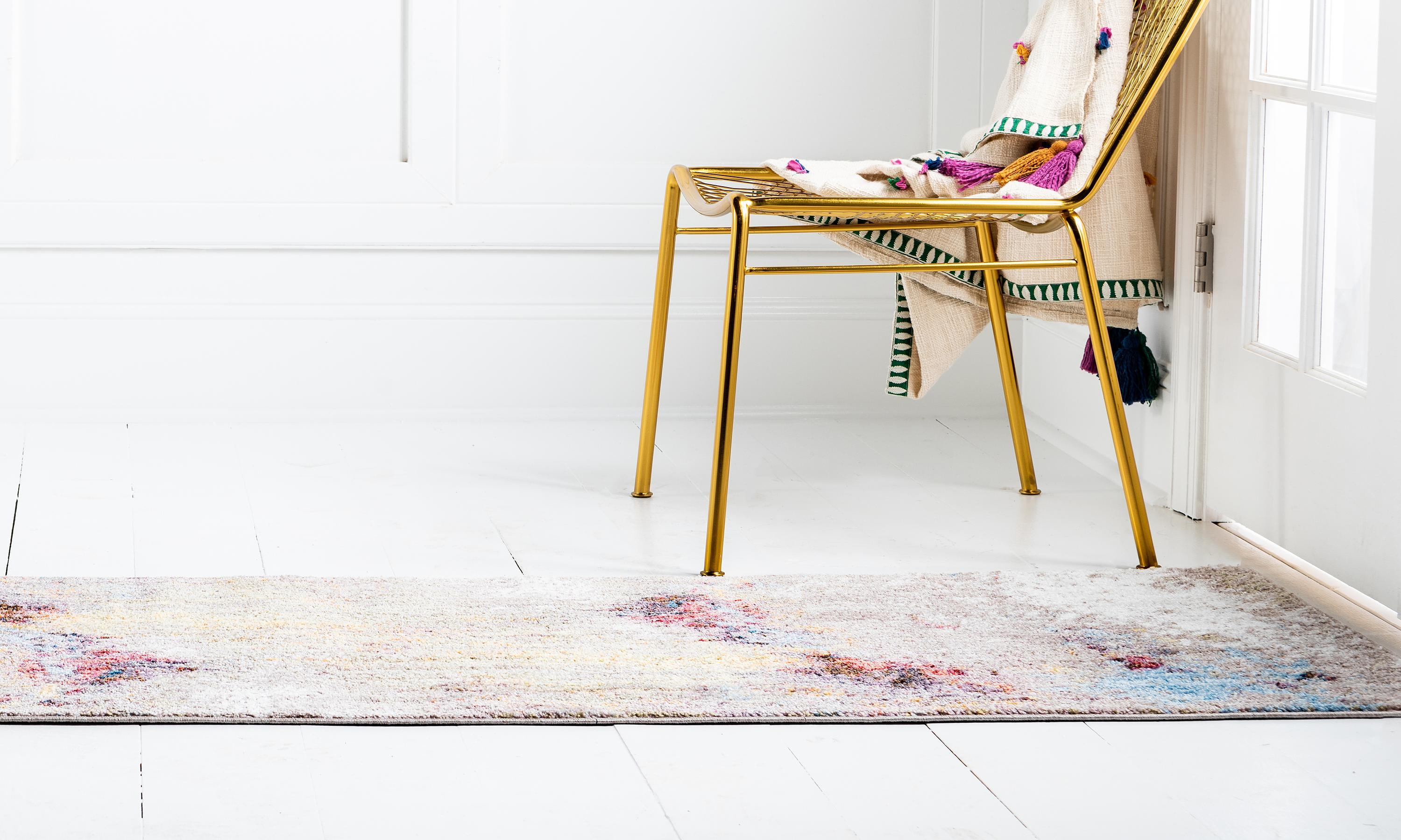 Ethen - Modern Gray Color Splash Rug