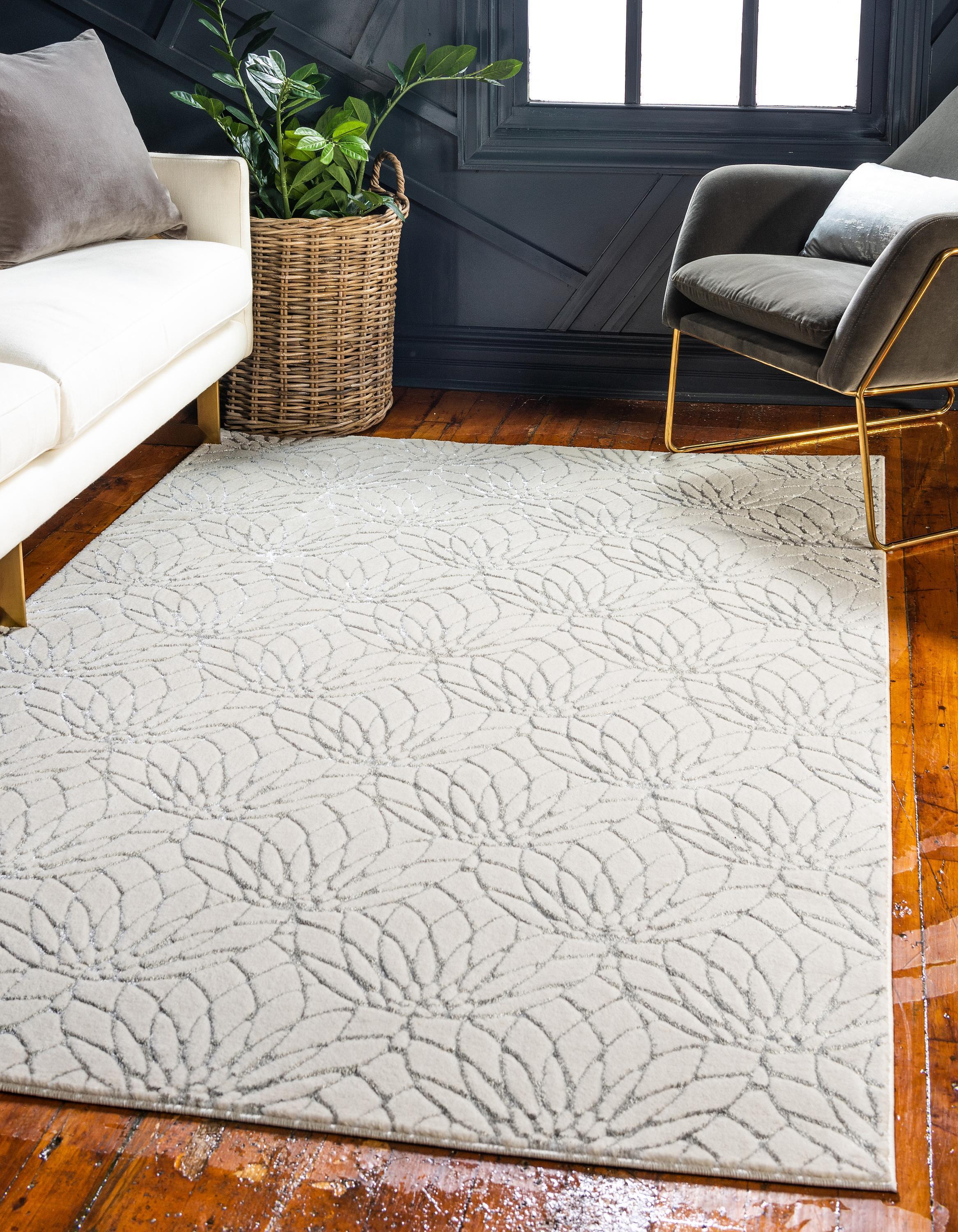 Ellison - Lotus Flower Pattern Luxury Rug