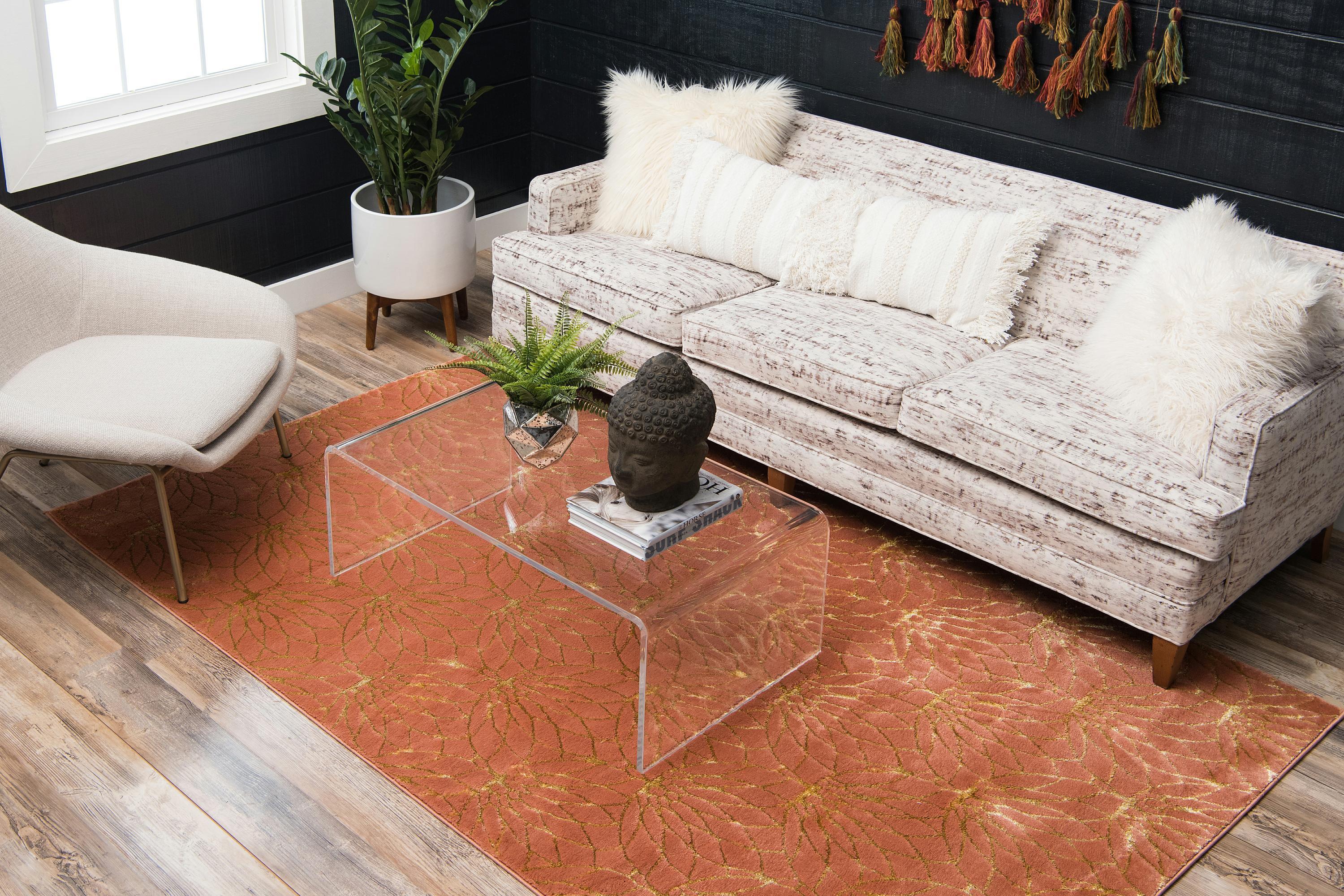 Ellison - Lotus Flower Pattern Luxury Rug
