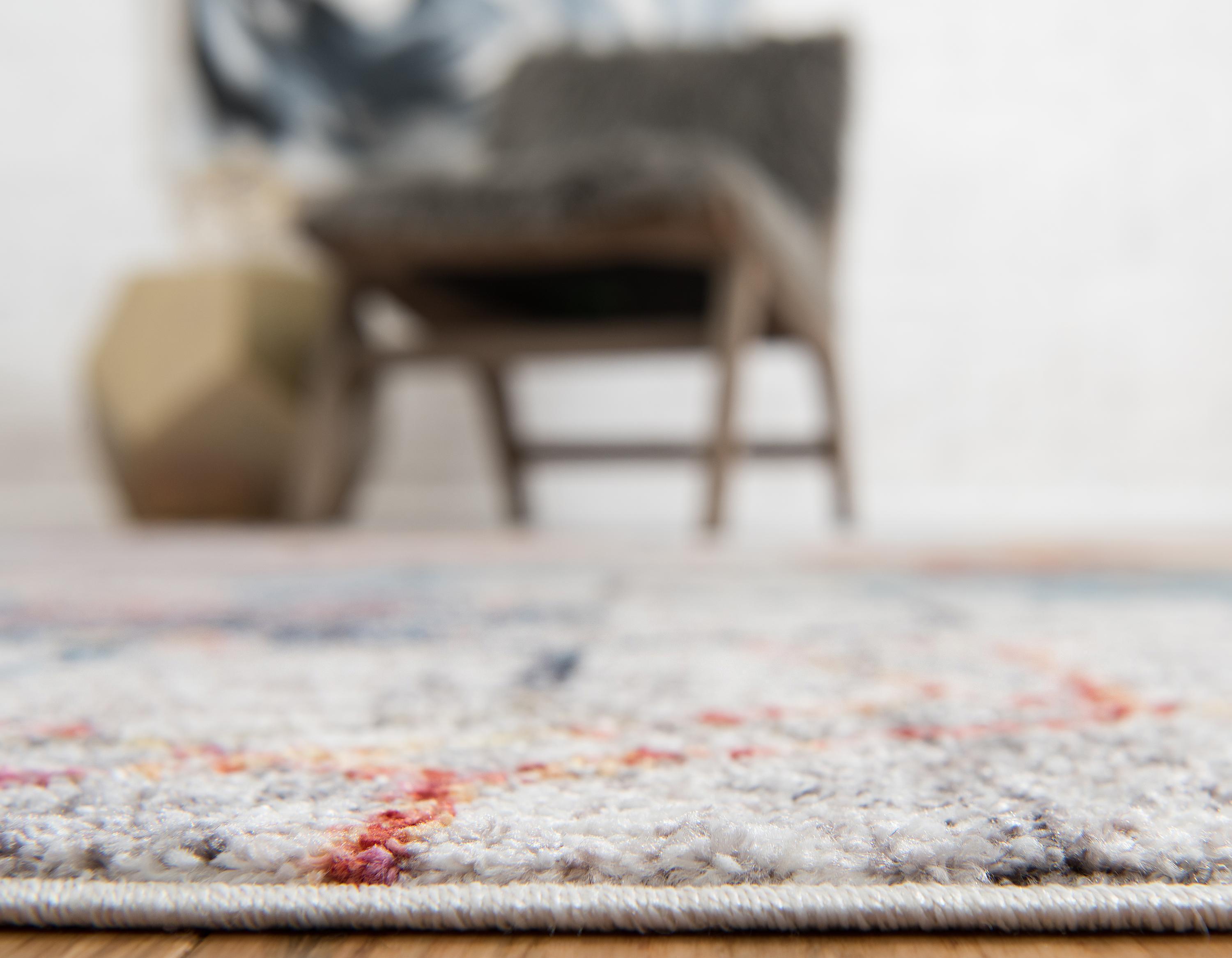 Reuben - Hexagon Pattern Color Blend Rug