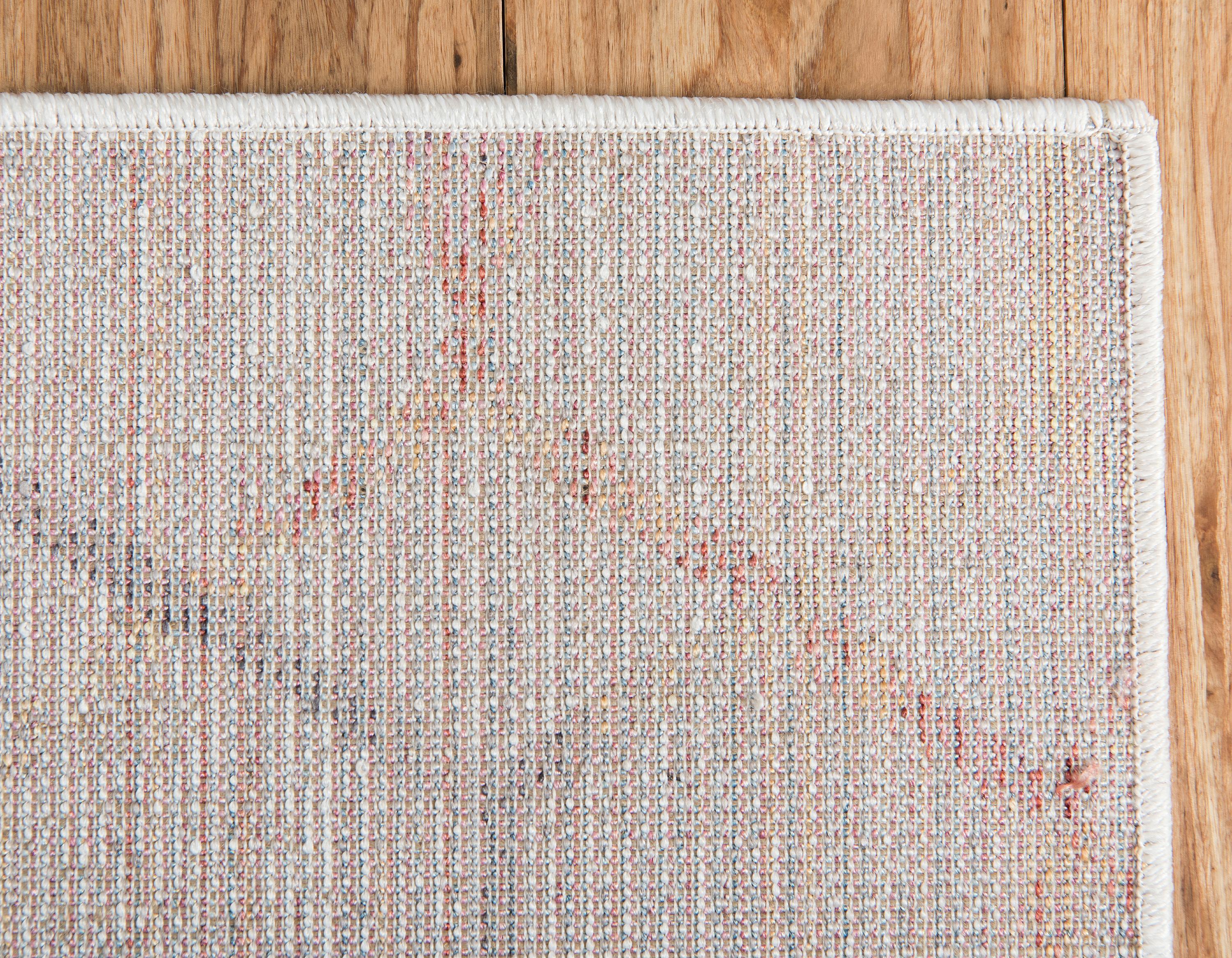 Reuben - Hexagon Pattern Color Blend Rug