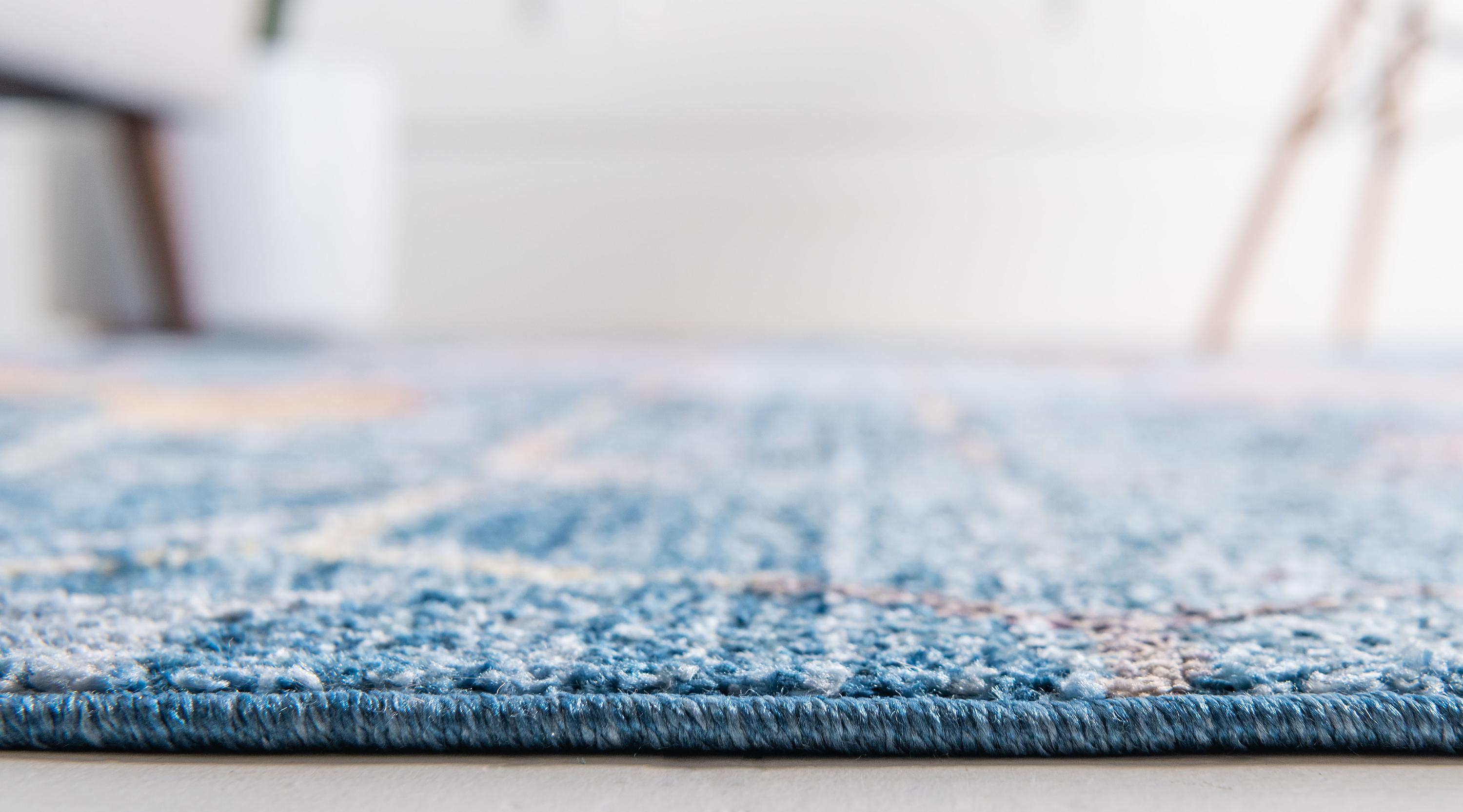 Reuben - Hexagon Pattern Color Blend Rug