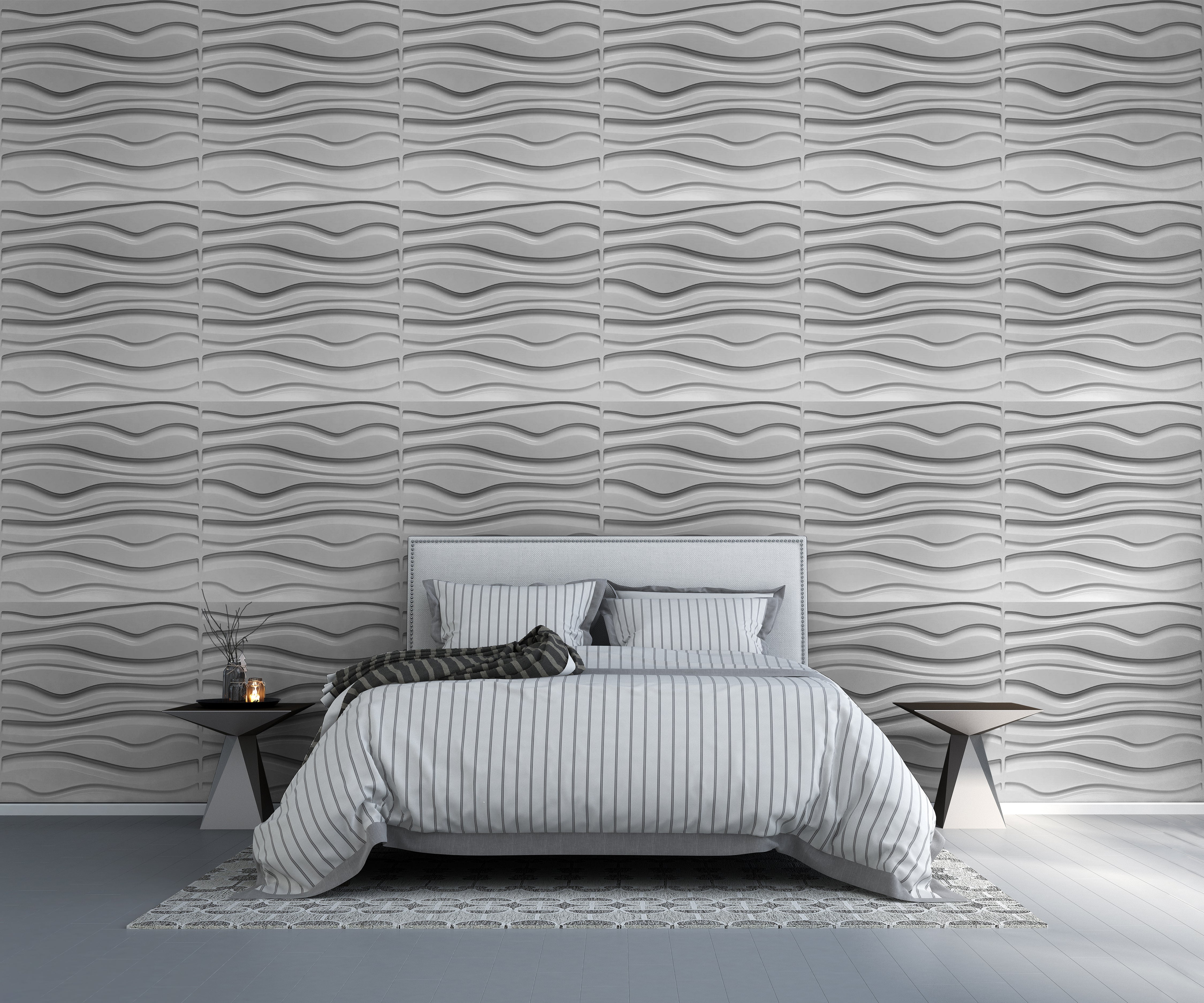 Beau Lines PVC Wall Panel (Set of 12)