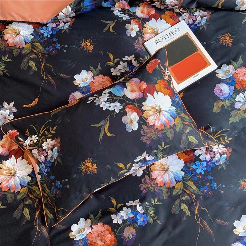 Bouquet Duvet Cover Set (Long-Staple Sateen Cotton)