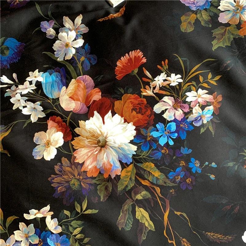 Bouquet Duvet Cover Set (Long-Staple Sateen Cotton)