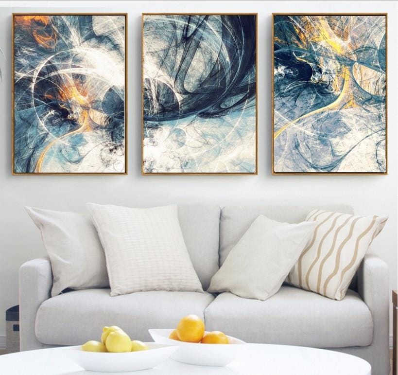 Tangled Lines Stretched Canvas
