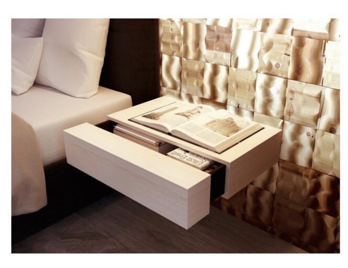 Waves 3D Wood Wall Panel - Brown Tone (Set of 4 or 12)