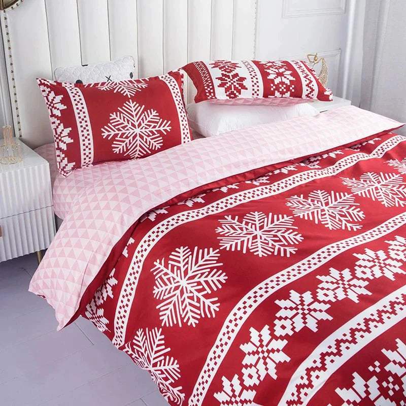 Holiday Snowflake Quilt Set