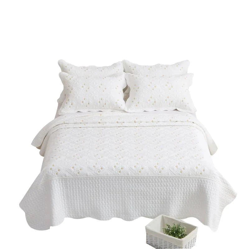 Floral Cue Coverlet Set