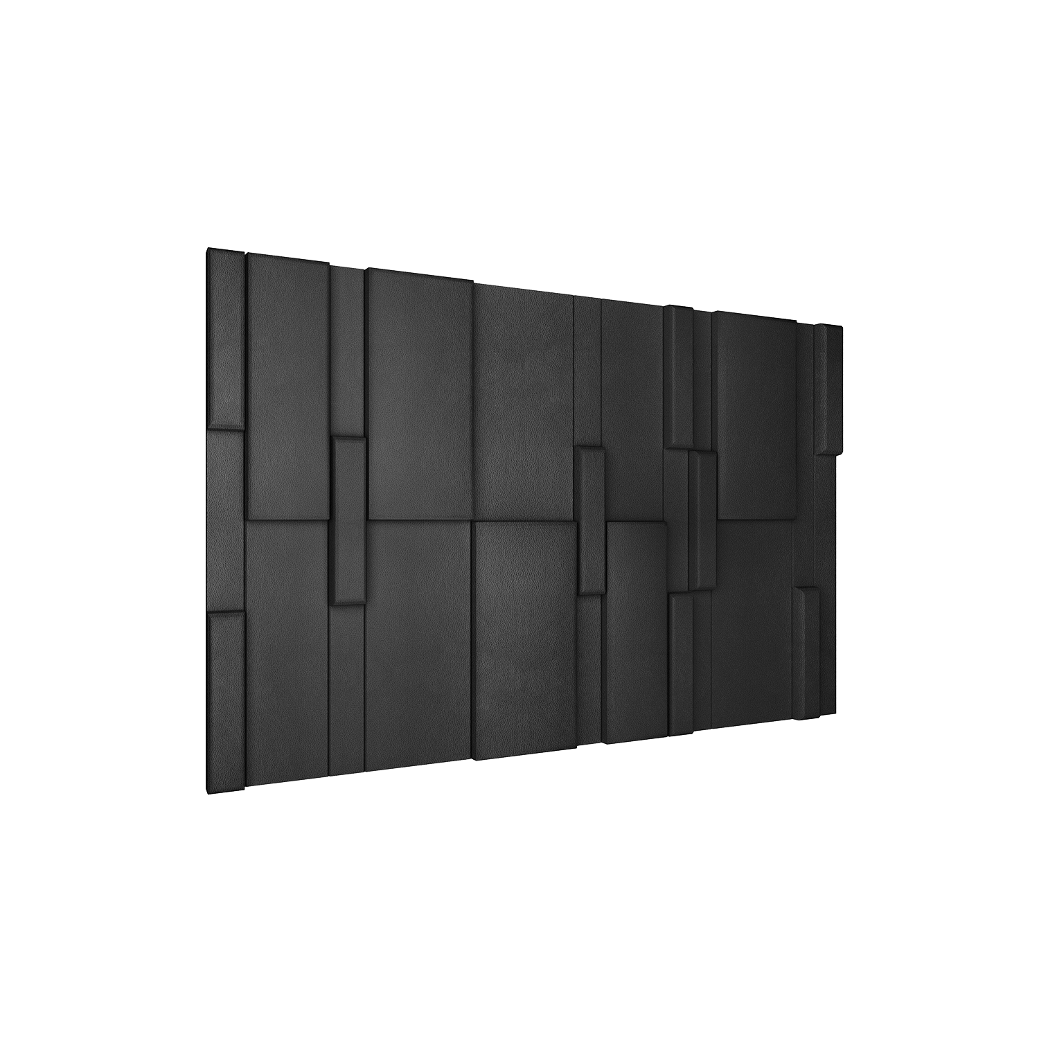 Flux Square 3D Leather Wall Panel