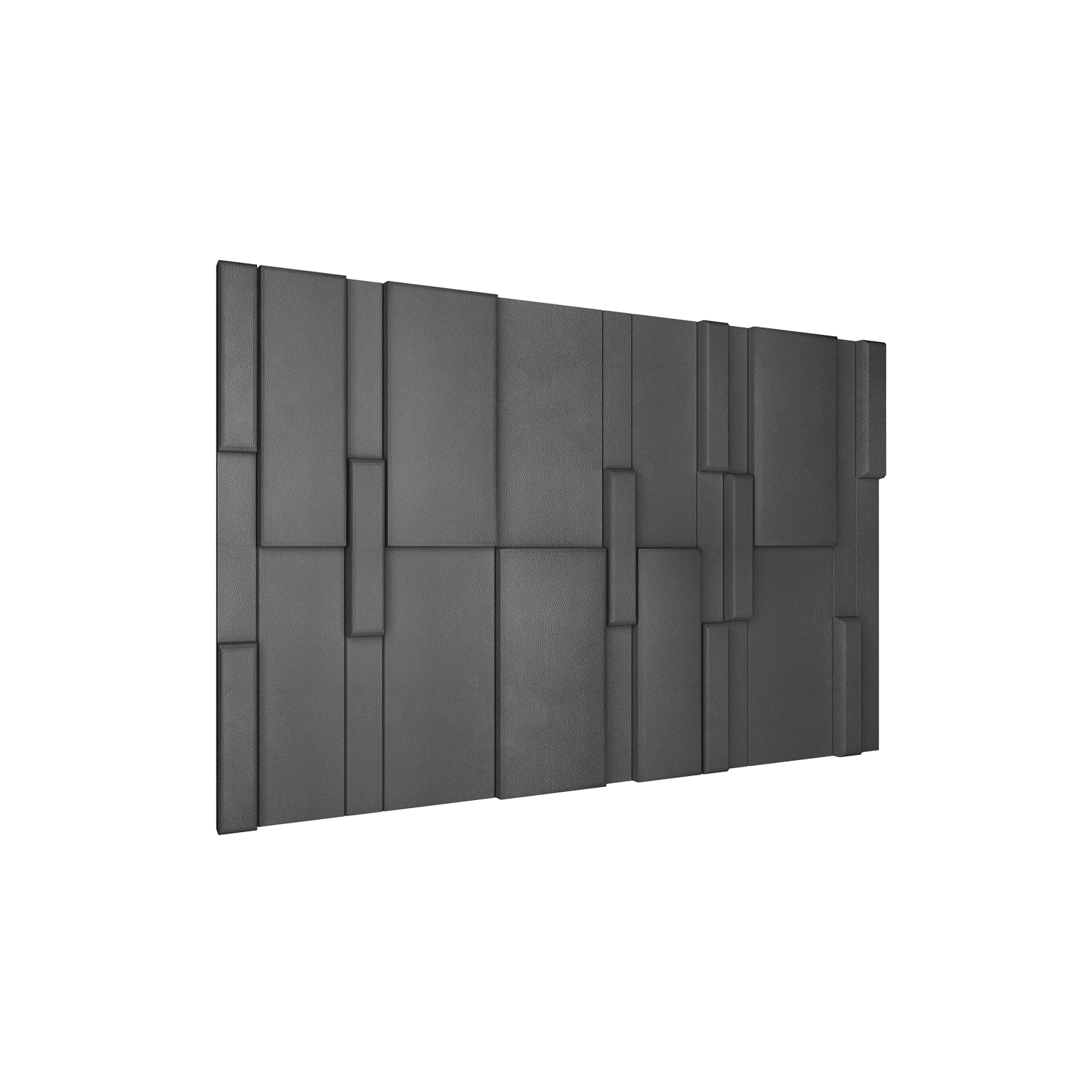Flux Square 3D Leather Wall Panel