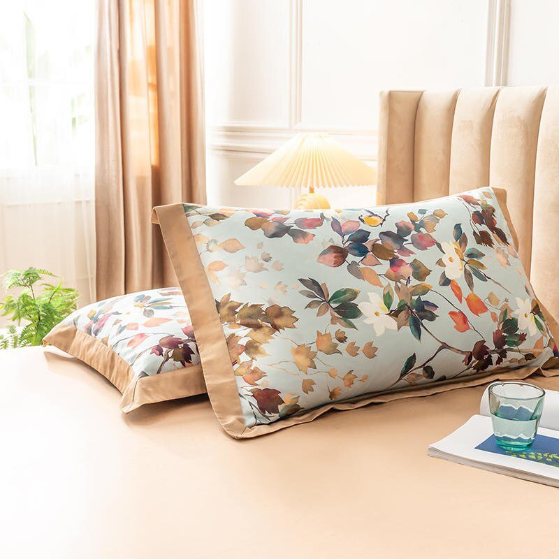 Watercolor Bloom Duvet Cover Set (Long-Staple Sateen Cotton)