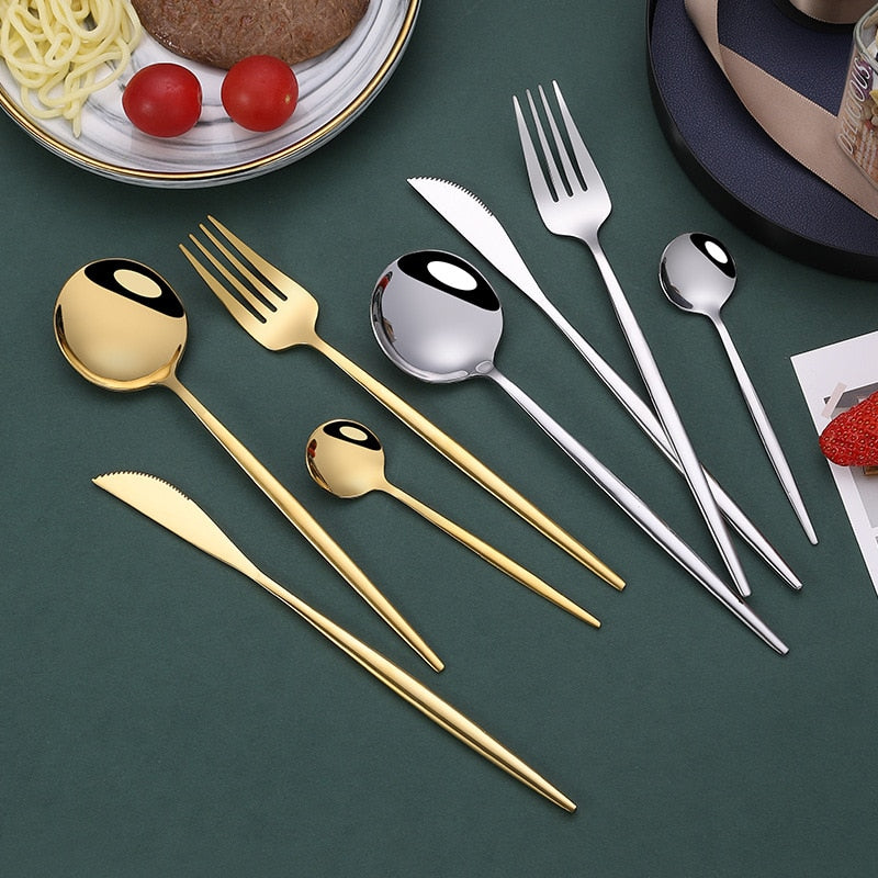 Shiny Polished Flatware Set