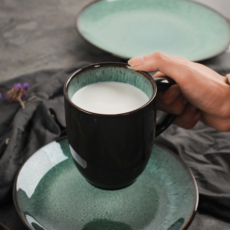 Peacock Green Ceramic Dinnerware