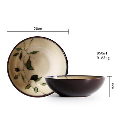 Hand Painted Evergreen Dining Set