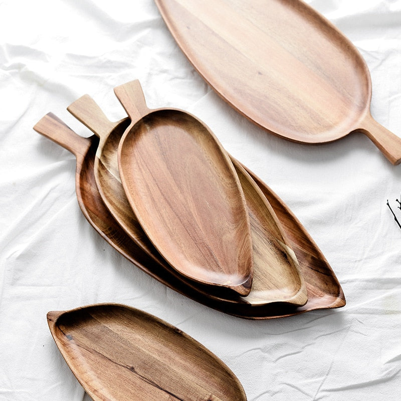 Acacia Solid Wood Serving Plater