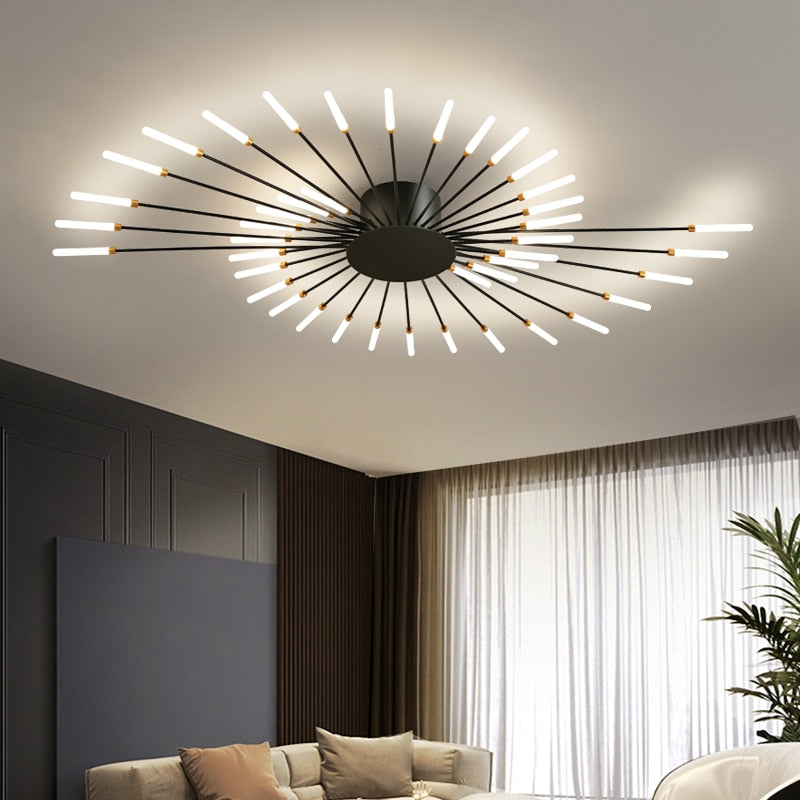 Sun Dial Ceiling Light