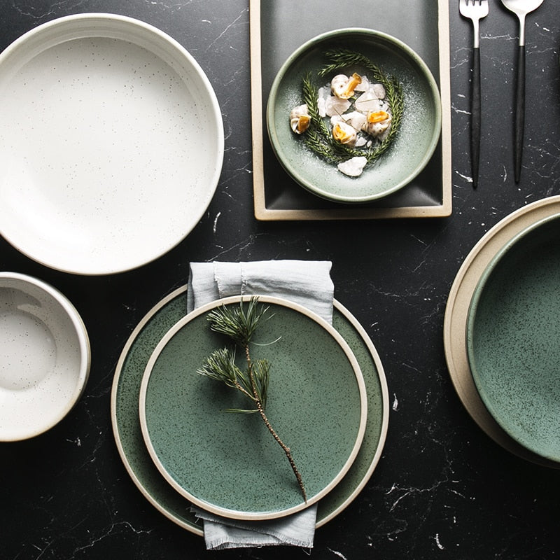 Mint Ceramic Dinner Set
