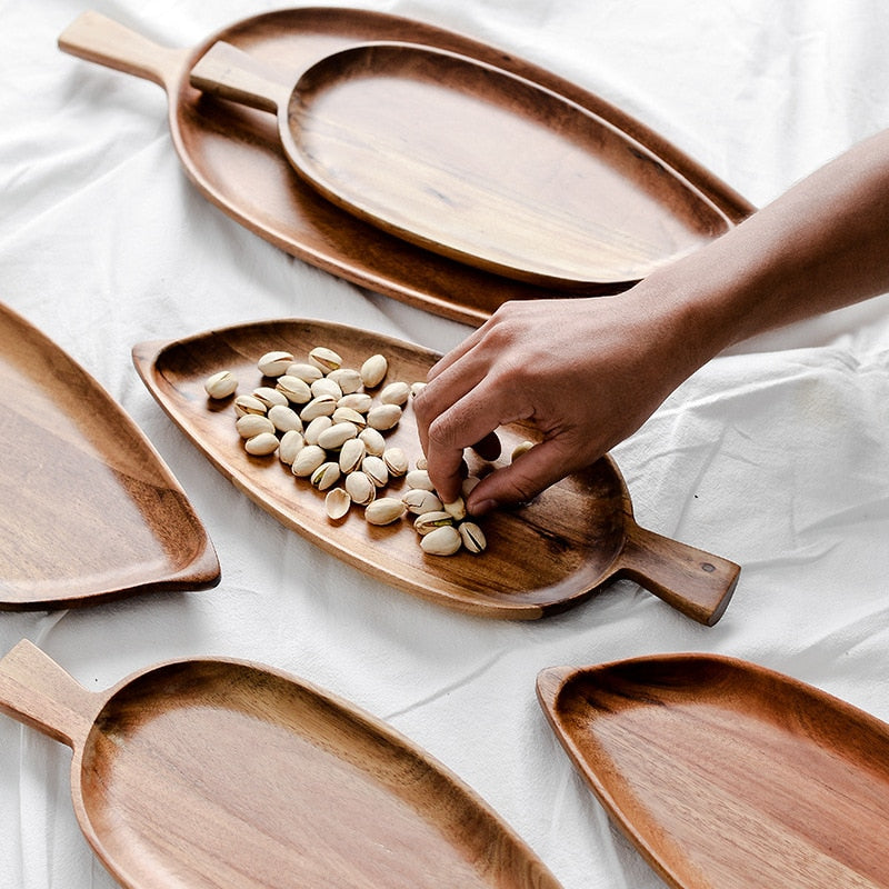 Acacia Solid Wood Serving Plater
