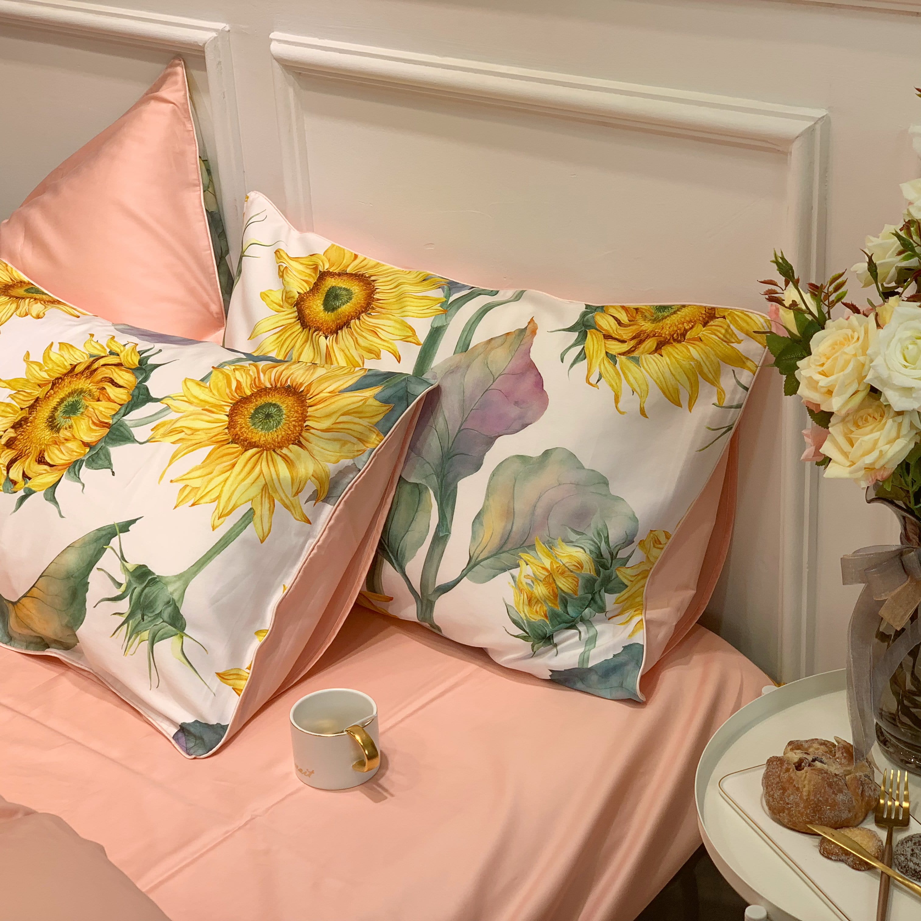 Sunflower Mae Duvet Cover Set (Long-staple Sateen Cotton)
