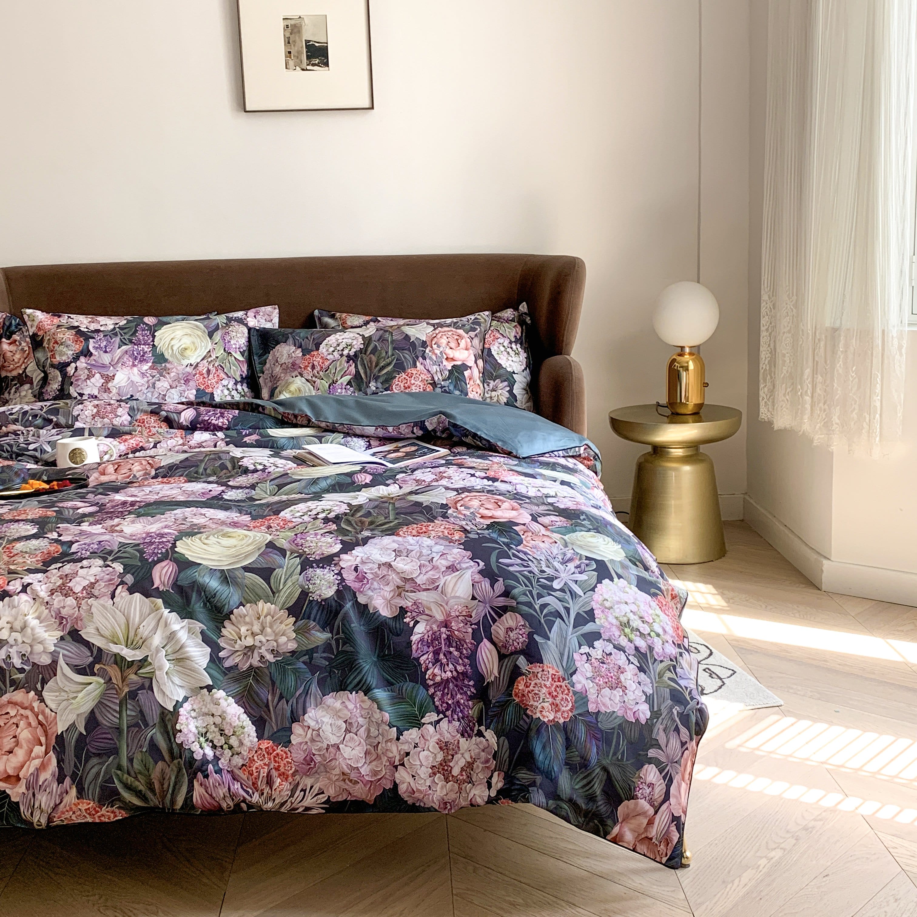 Amorose Duvet Cover Set (Long-staple Sateen Cotton)