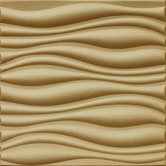 Gnarly Square 3D Leather Wall Panel