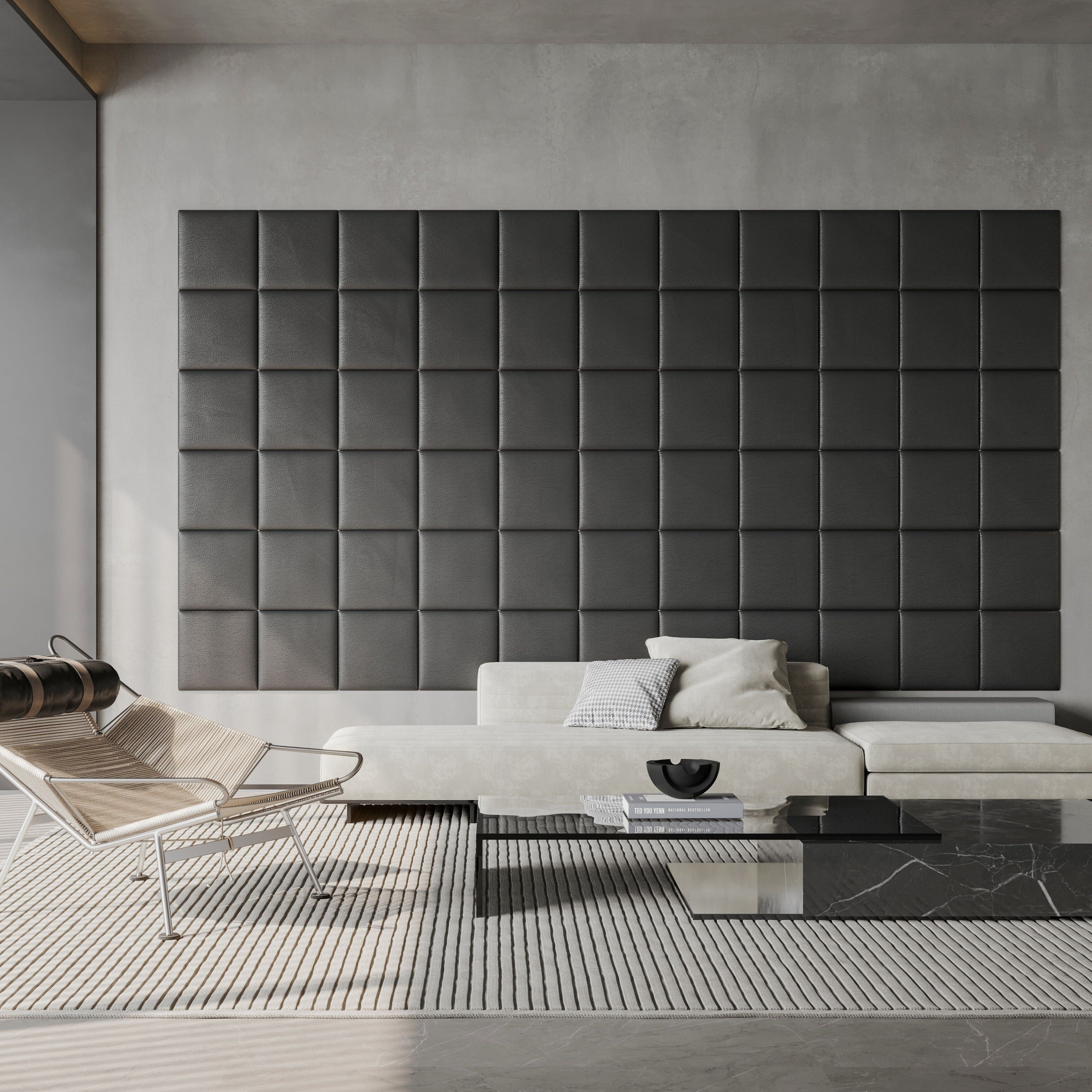 Cubed Vera 3D Leather Wall Panel