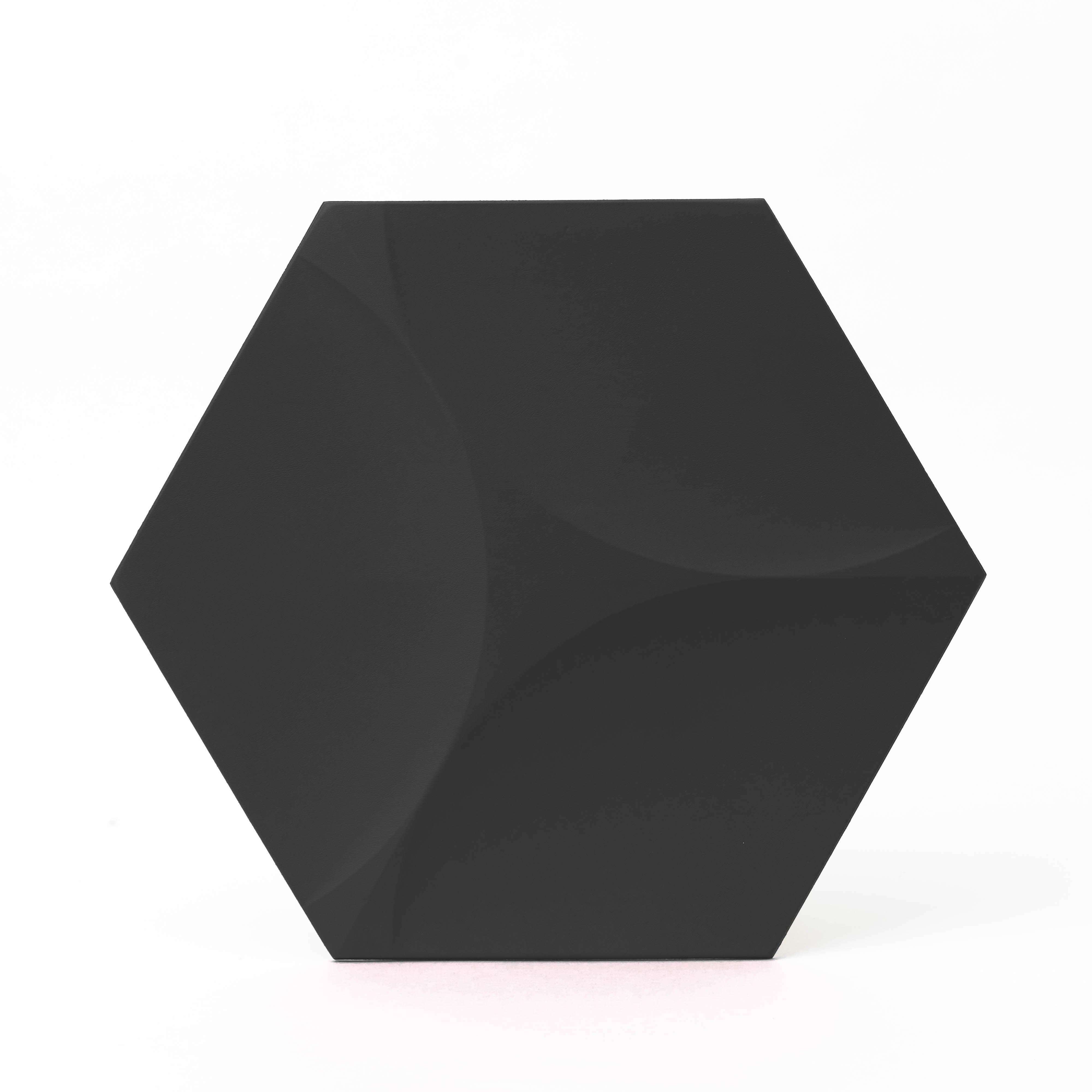 Cubed Hexagon 3D Leather Wall Panel