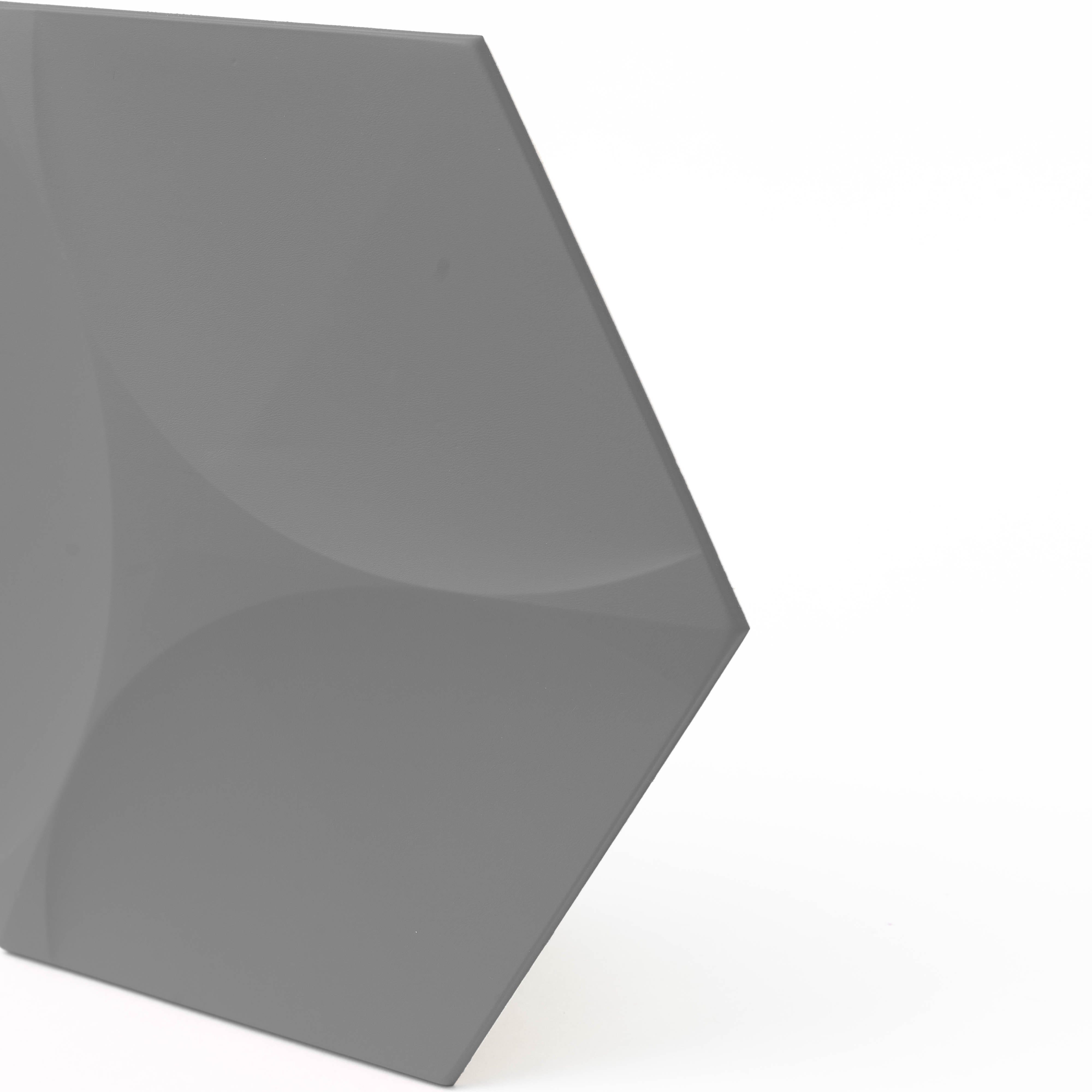 Cubed Hexagon 3D Leather Wall Panel