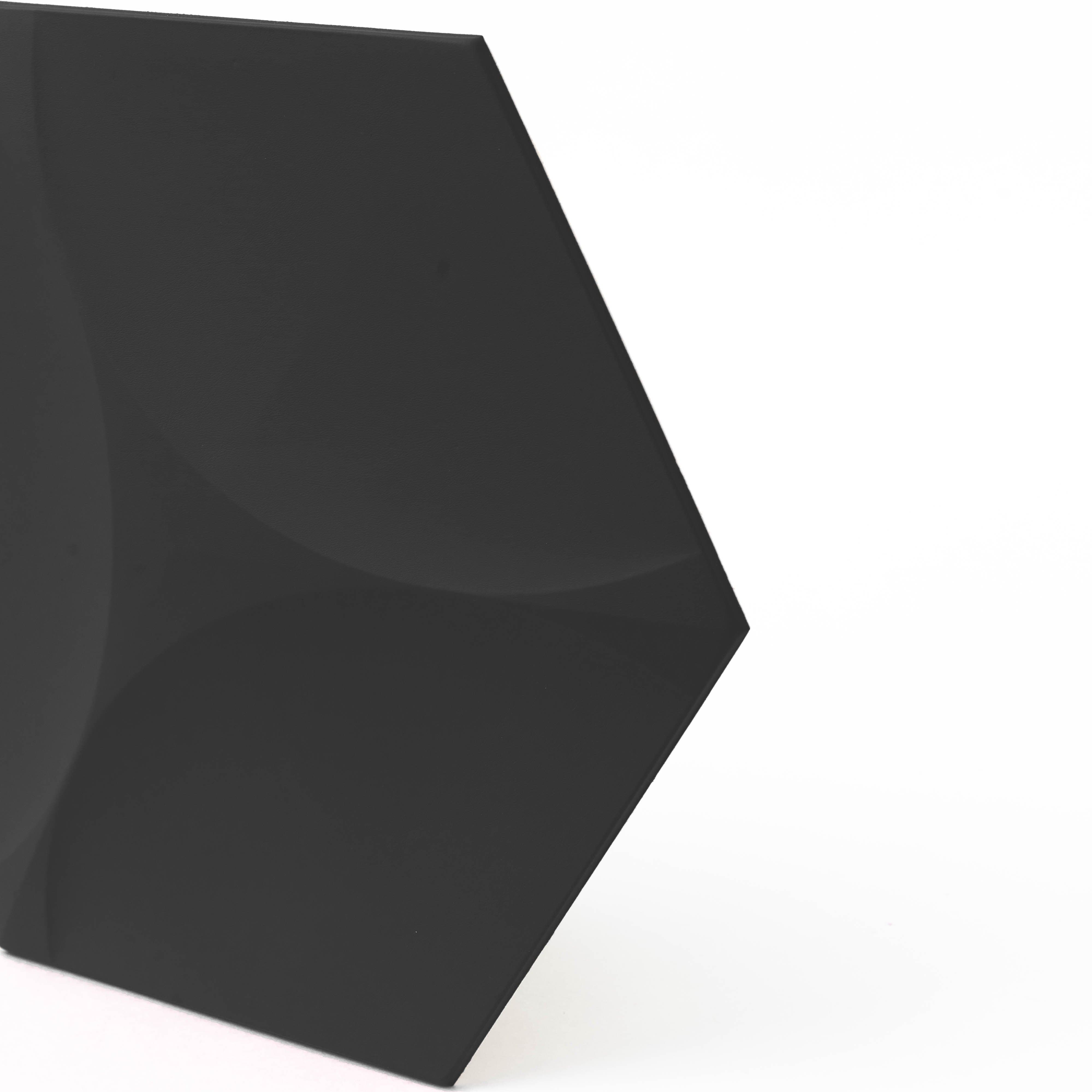 Cubed Hexagon 3D Leather Wall Panel