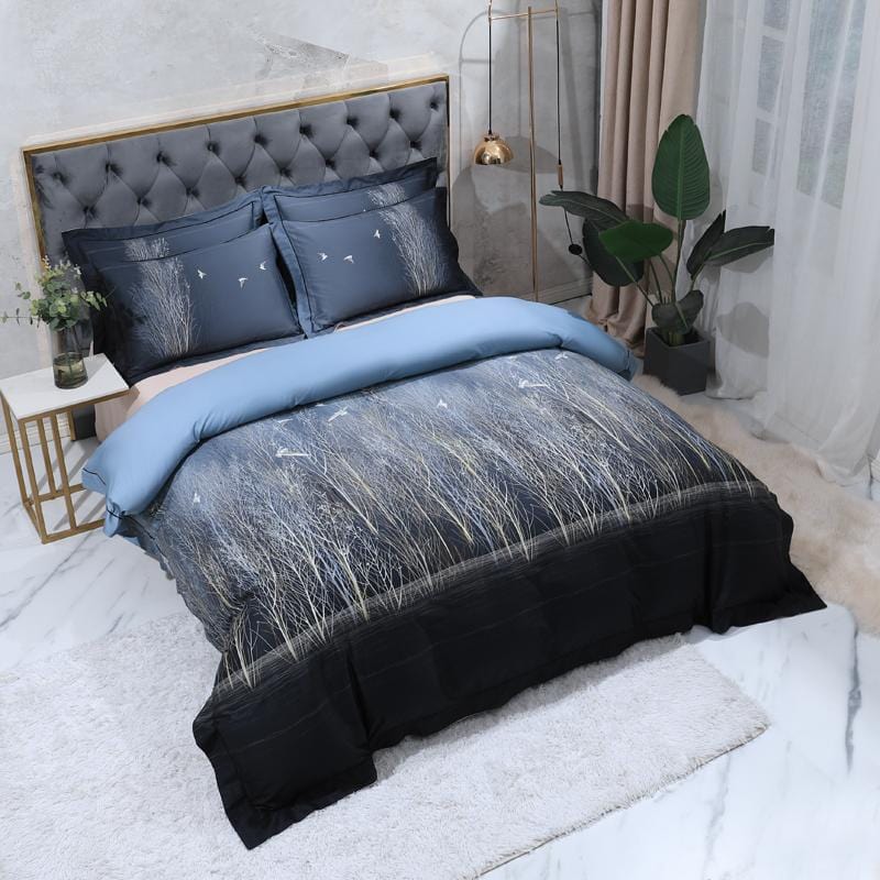 Nighttime Essence Duvet Cover Set (Long-staple Sateen Cotton)