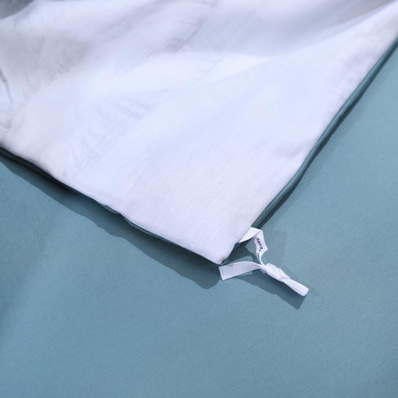 Blue Solaire Duvet Cover Set (Long-staple Sateen Cotton)