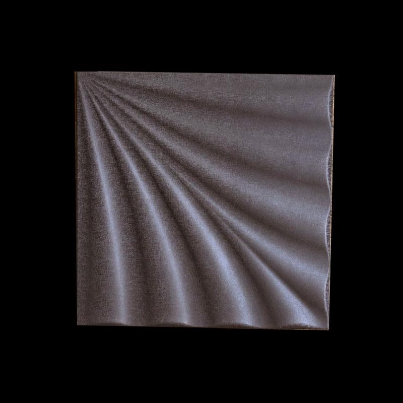 Rays Square 3D Leather Wall Panel