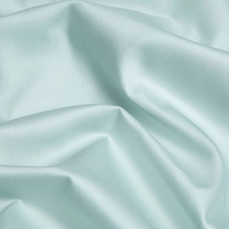 Lotus Blue Duvet Cover Set (Long-Staple Sateen Cotton)