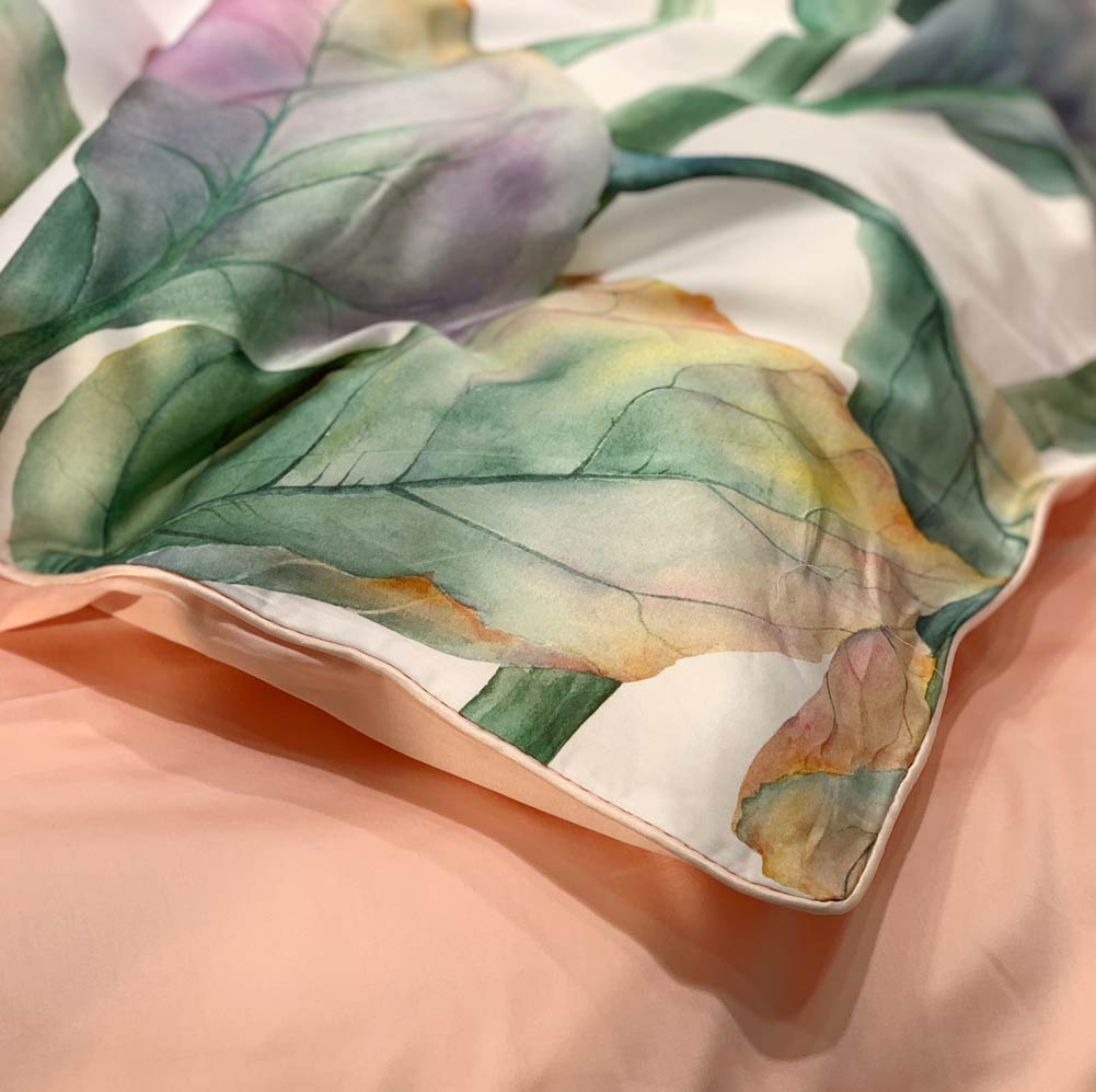 Dainty Sunflower Duvet Cover Set (Long-Staple Sateen Cotton)