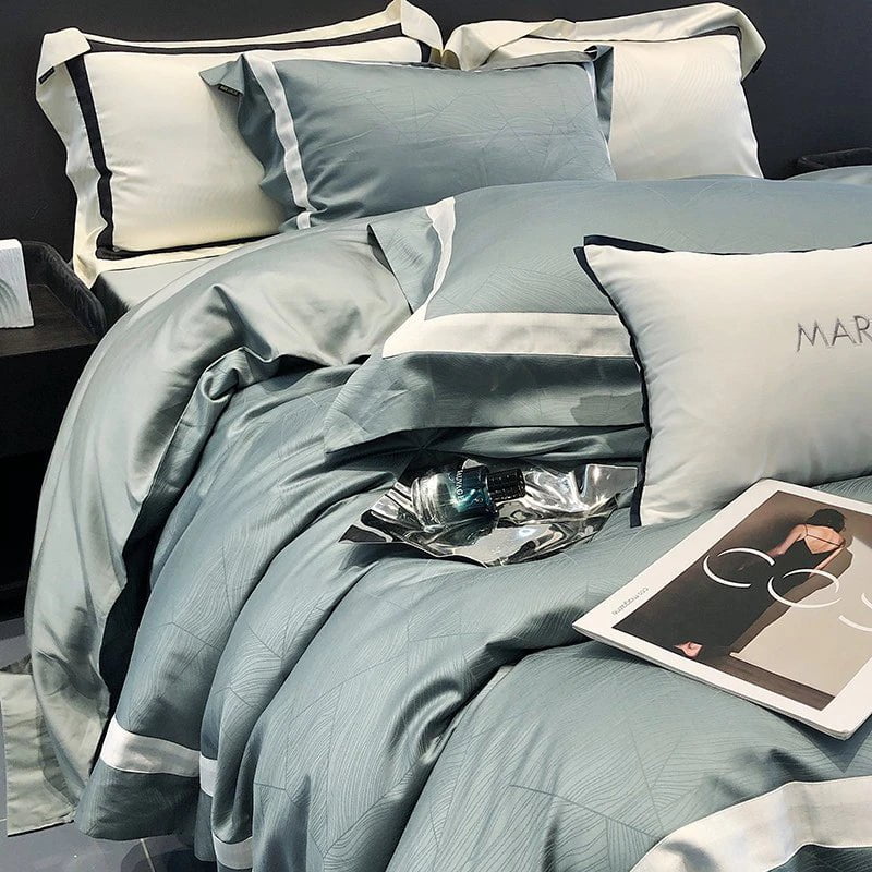 Serene Escape Duvet Cover Set (Long-staple Sateen Cotton)