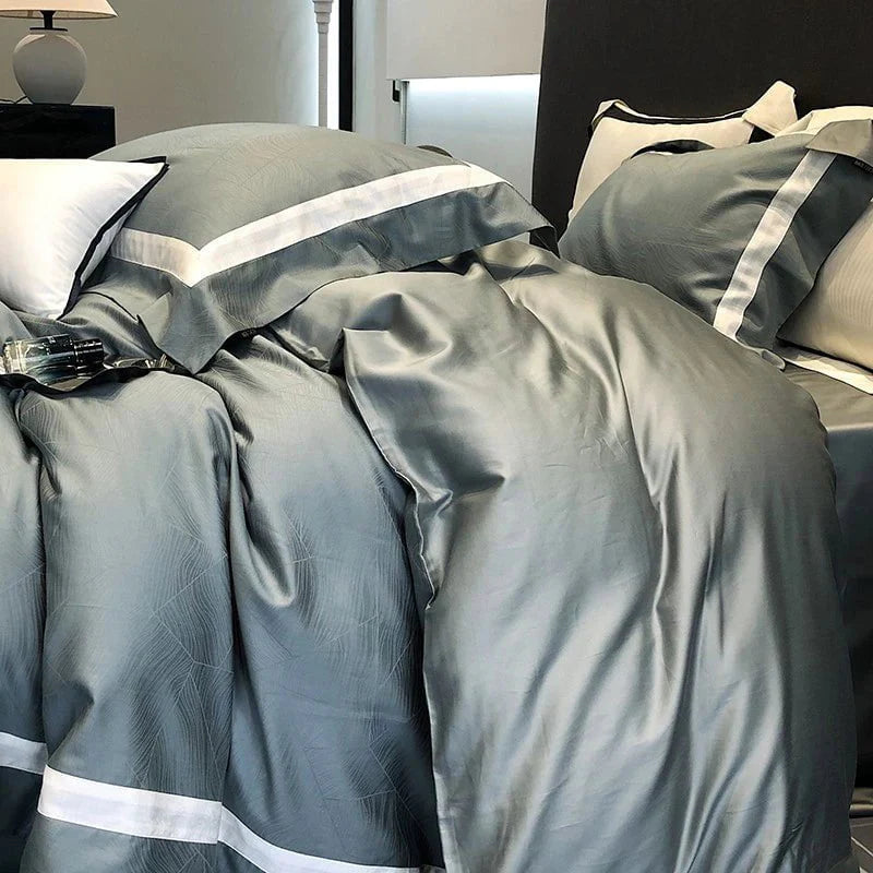 Serene Escape Duvet Cover Set (Long-staple Sateen Cotton)