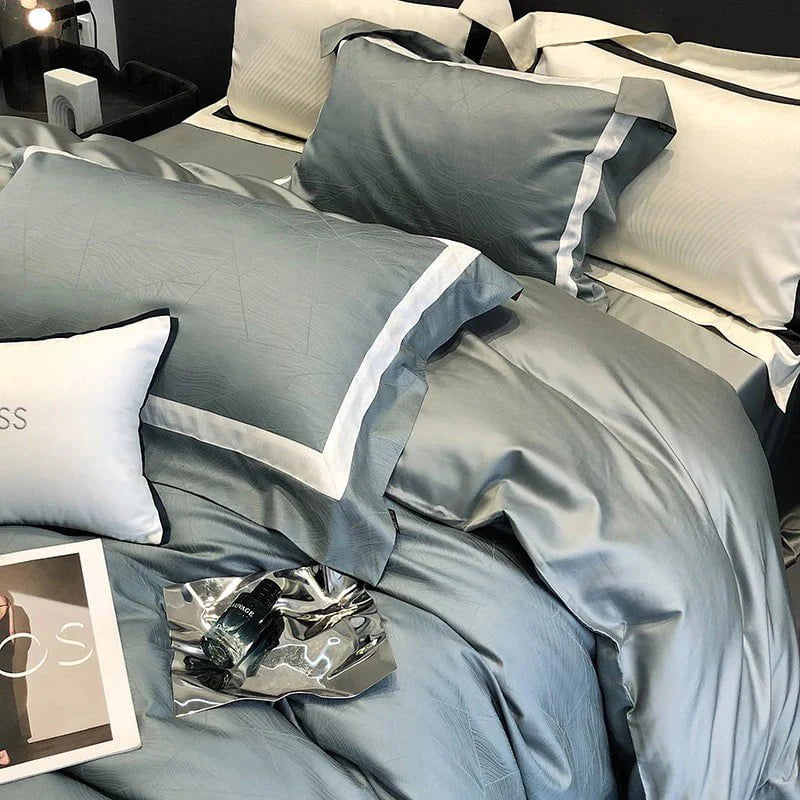 Serene Escape Duvet Cover Set (Long-staple Sateen Cotton)