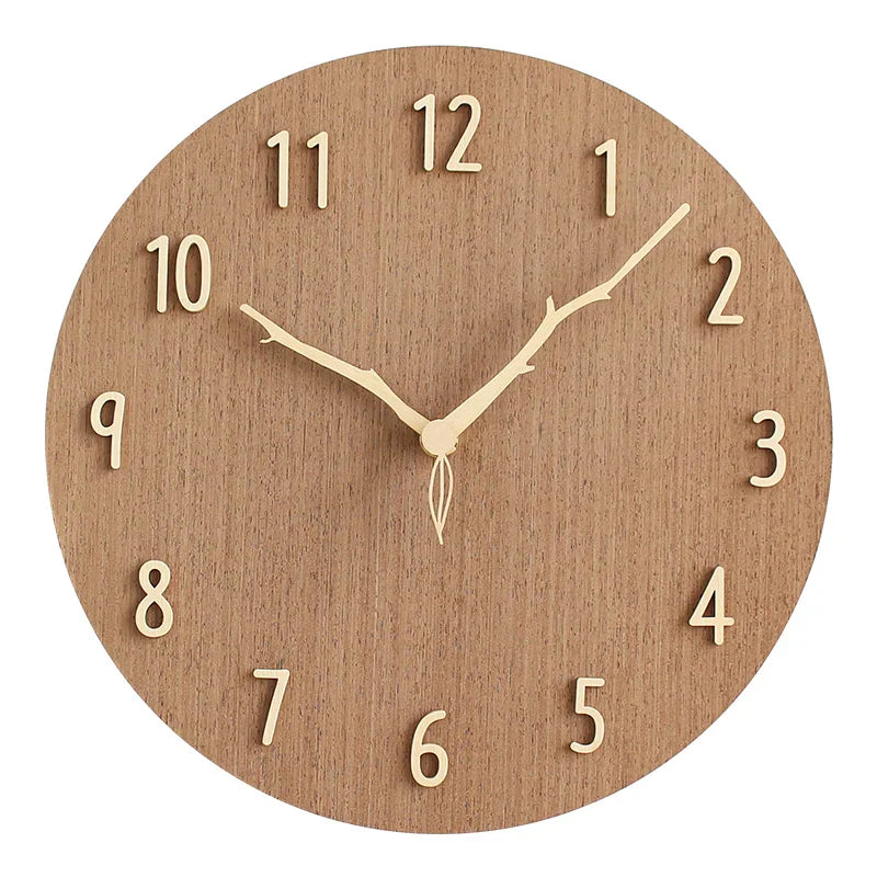 Nordic Wooden Wall Clock